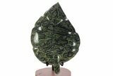 Polished Kambaba Jasper Leaf with Stand - Madagascar #335212-1